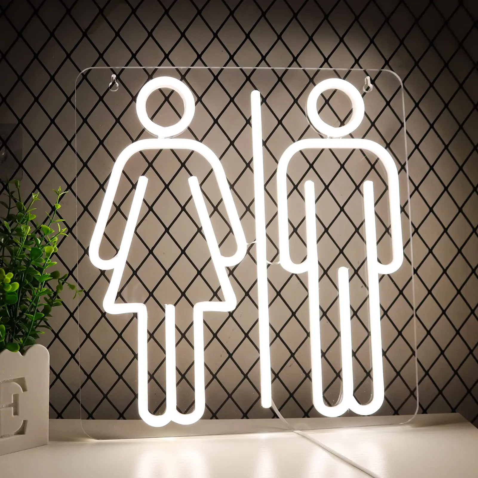 

Toilets Neon Signs Lights Led Signs for Wall Decor Suitable for Bathroom Restroom Christmas Art Wall Hanging Decoration