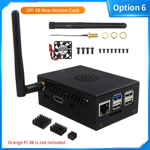 Корпус для Orange Pi 3B SHCHV с вентилятором