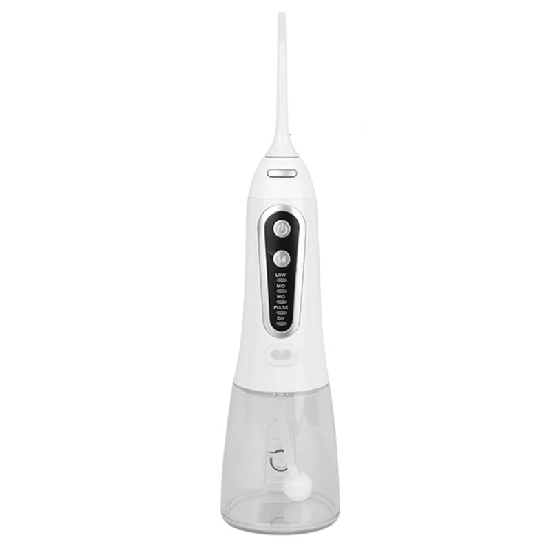 

1Set USB Type-C Rechargeable Dentajet 5 Modes Oral Irrigator Irrigator Teeth Cleaner White