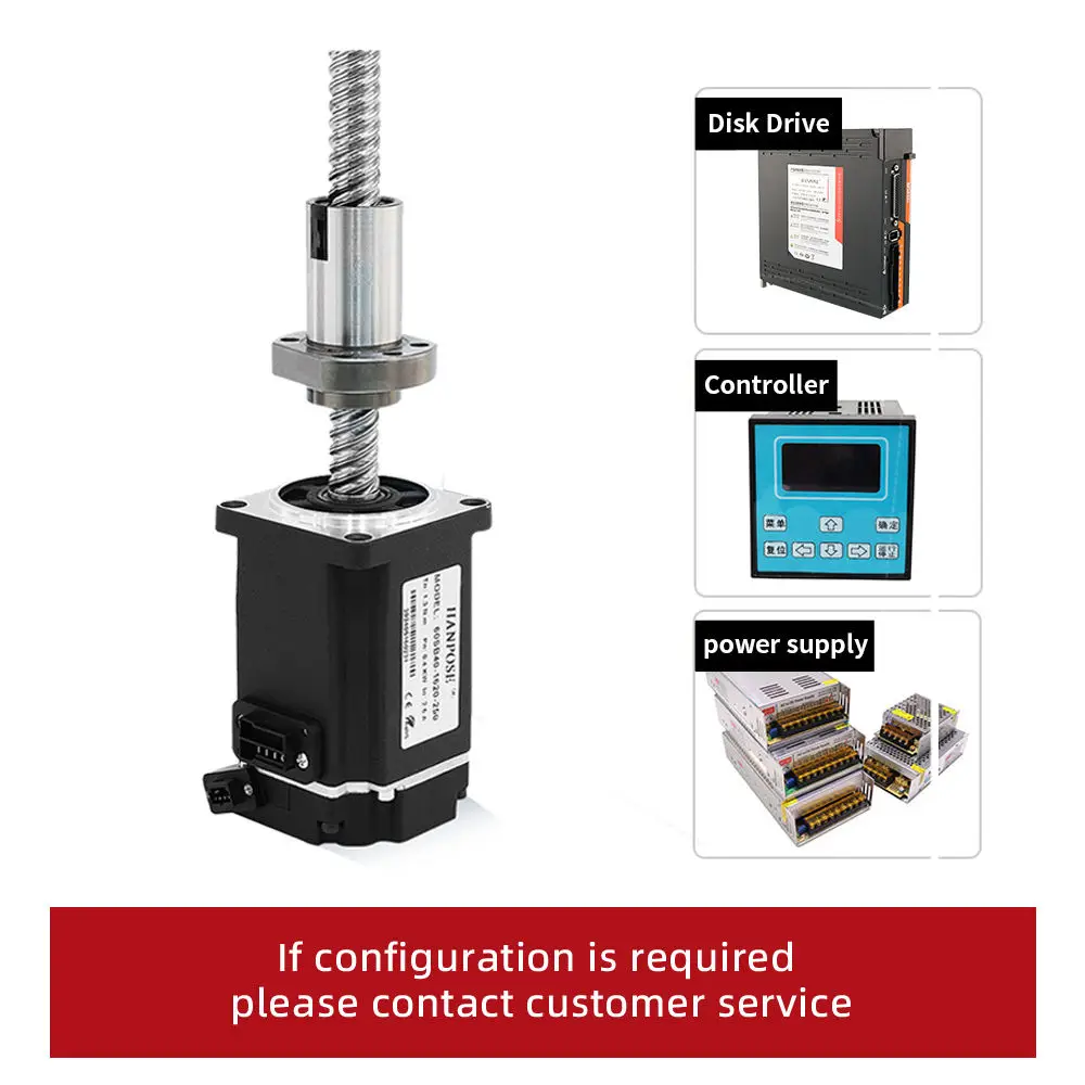 Шариковый винт серводвигателя переменного тока HANPOSE 60sb40-1620-250 400 Вт 2 8 а 1 27 нм