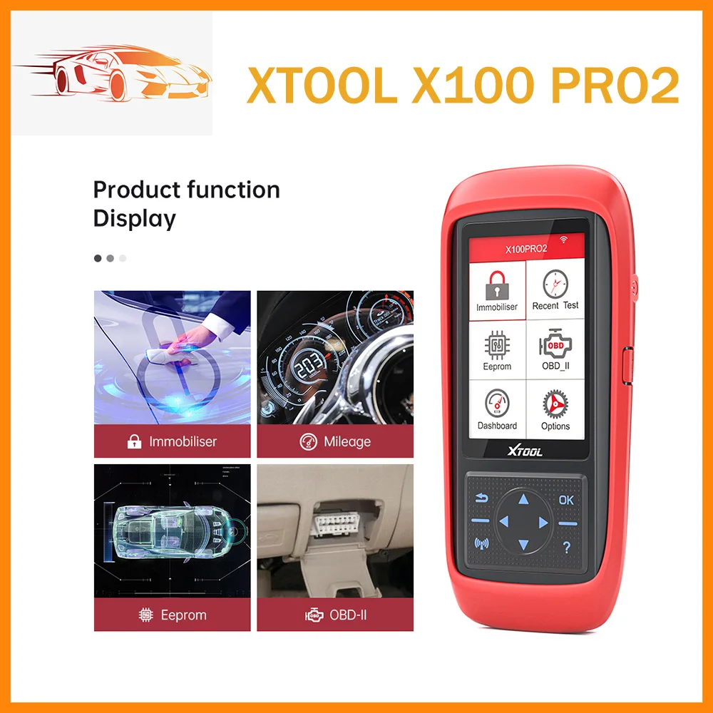 

XTOOL X100 Pro2 Auto OBD2 Automotive Scanner Key Programmer X100PRO Car Code Reader Scanner Car Diagnostic Tools Free Update