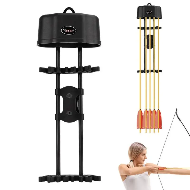 

Arrows Box Arrows Quiver 5 Arrows Holder Arrows Storage Box Case Bow Accessories Lightweight Soft Rubber Quick Detach Universal