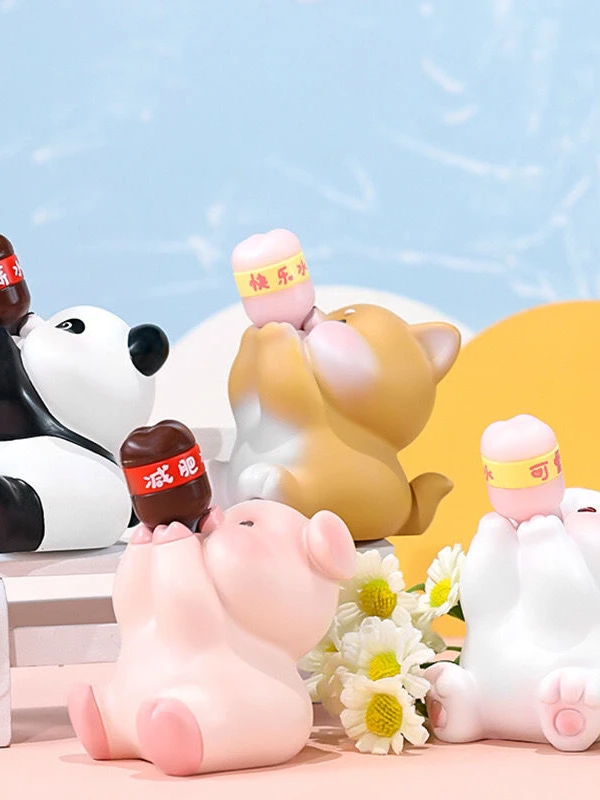 

Маленькие украшения Happy Ton, Мультяшные животные, Мультяшные, ручной офис с ароматом, настольный автомобиль, день рождения, для студентов, мил...