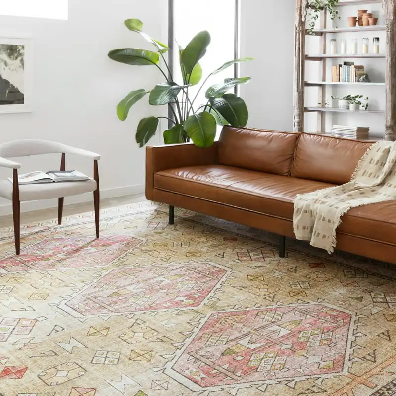 

Oriental Gold / Blush Area Rug