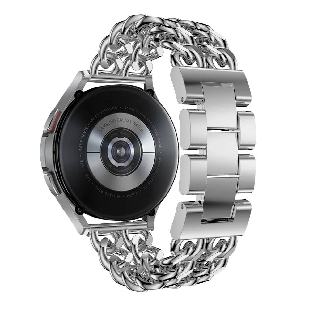 

Metal Strap for Samsung Galaxy Watch 4 5 40mm 44mm Watch4 Classic 42 46mm 5 pro 45mm Bracelet Amazfit Gts2 4 Mini 20mm 22mm Band