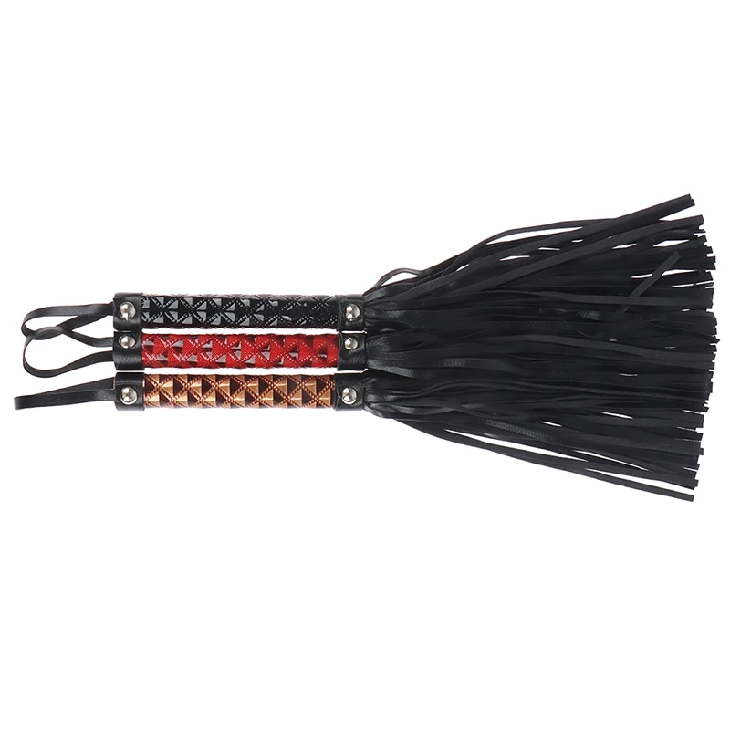 

Outdoor Non Slip Leather Braided Horse Racing Whip Equestrian Riding Crops NEW