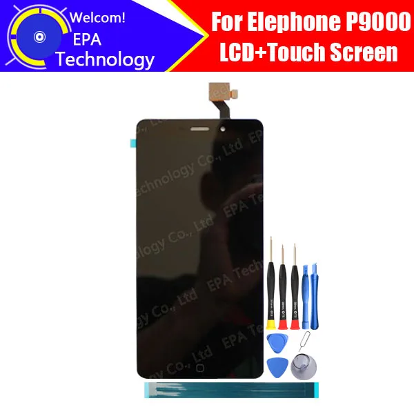 ЖК-дисплей Elephone P9000 с сенсорным экраном 100% оригинальный дигитайзер в сборе