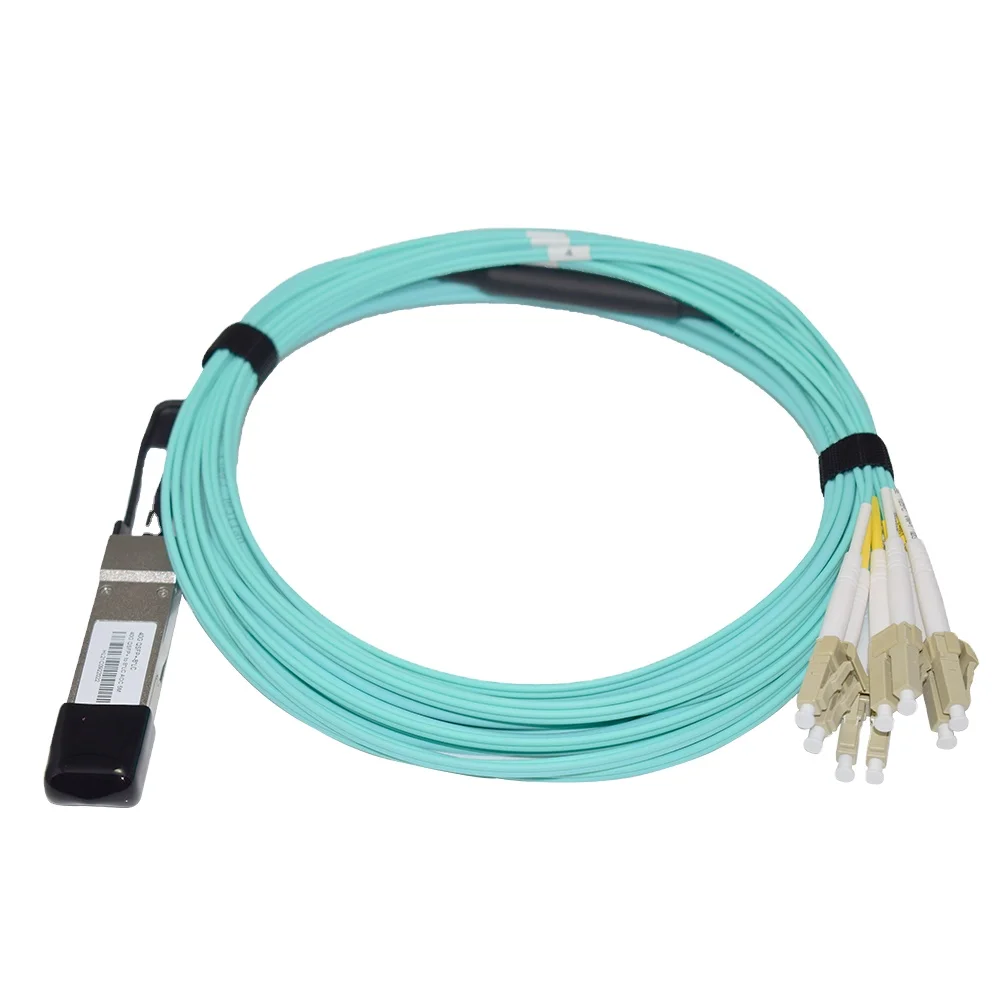 

40G QSFP+ to 8xLC AOC 3M Breakout Active Optical Cable