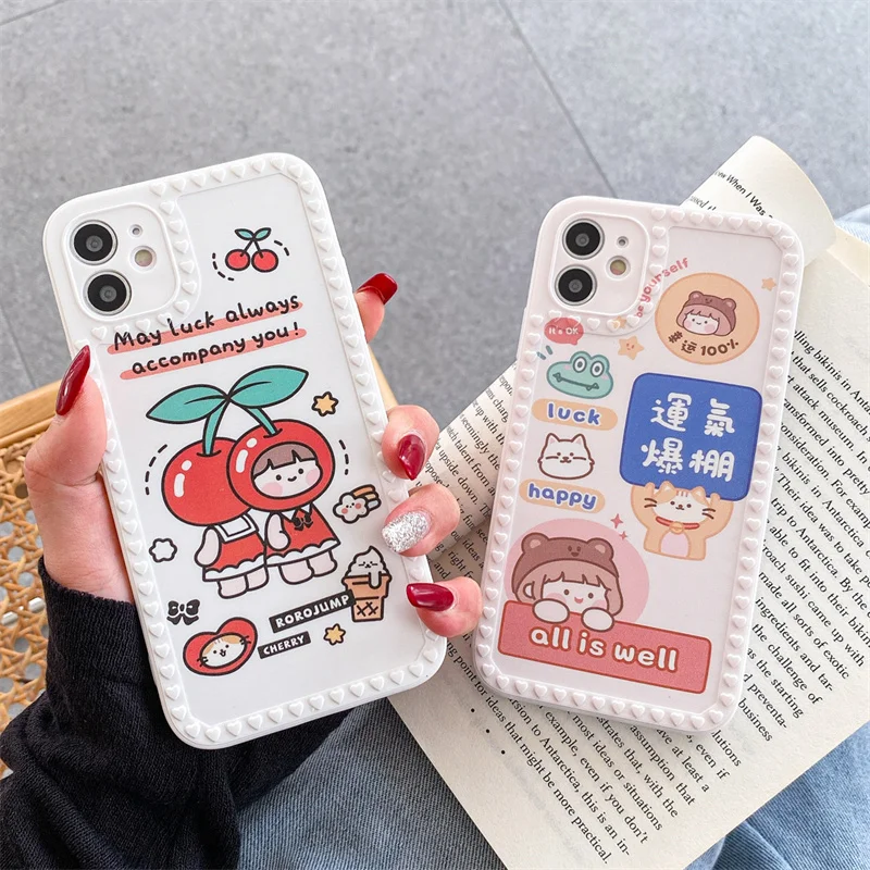 

Case For iPhone 13 Pro Max Funda iPhone 11 Case Luxury Funda iPhone XR 12 Mini X XS Max 7 8 Plus 6 6S Lens Protection Back Cover