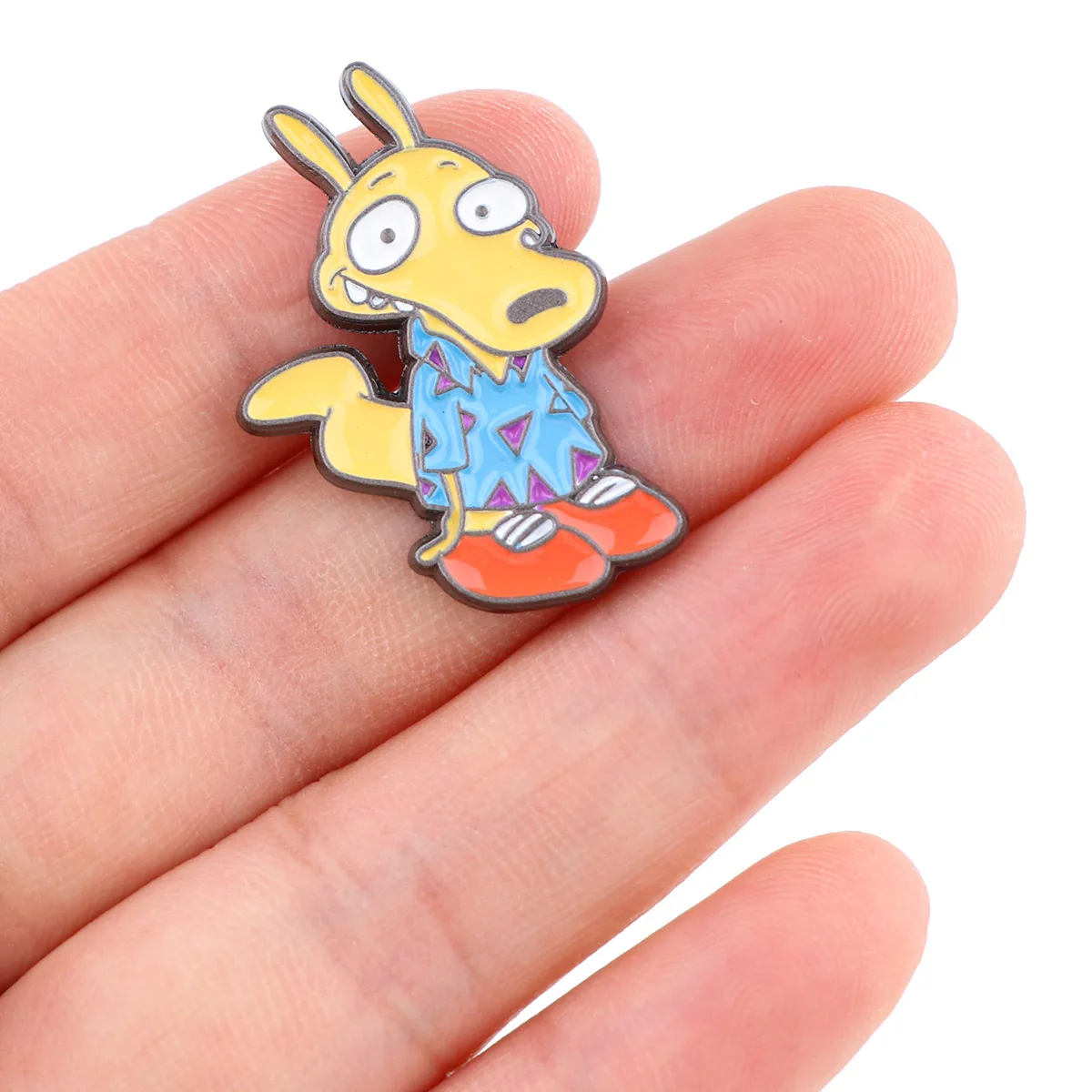 

Cute Enamel Pins Static Cling Movie Locke Brooches for Clothing Lapel Backpack Hat Badges Fashion Jewelry Accessories Gifts