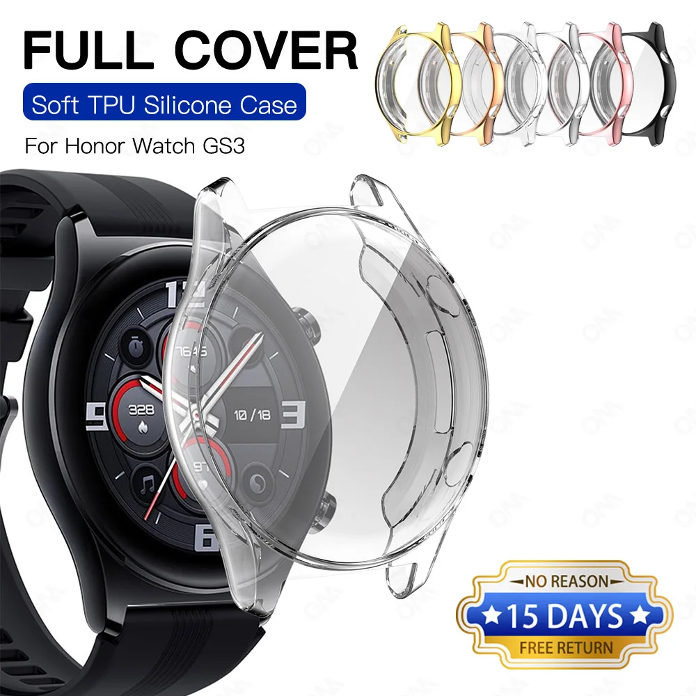 Цветной защитный чехол с покрытием для Huawei Honor Watch GS 3 GS3 мягкая защита экрана от