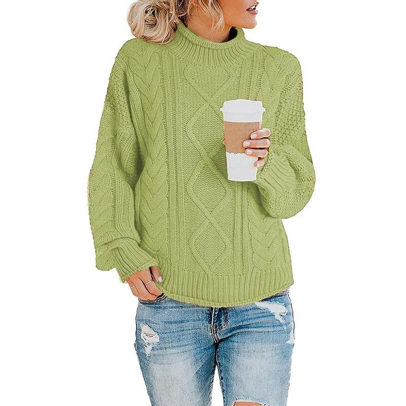 

Women Sweater O Neck Fashion Knitted Solid Vintage Women's Sweaters 2022 Cheap Basic Women's Sweater Casual Chic Tops Female
