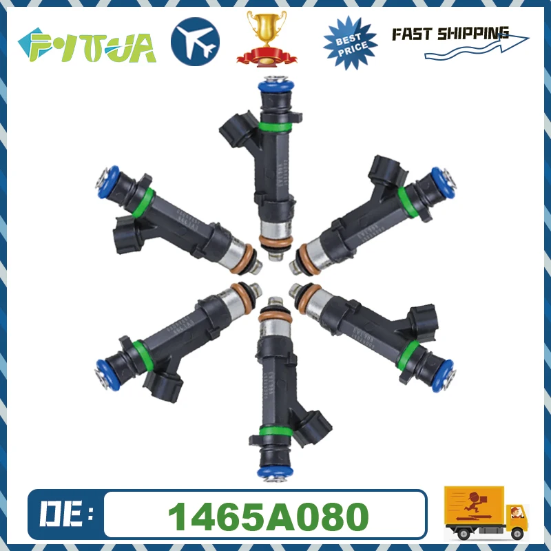 

6 шт. топливная форсунка 1465A080 для MITSUBISHI OUTLANDER 3.0L V6 2007-2013 146 5A0 80