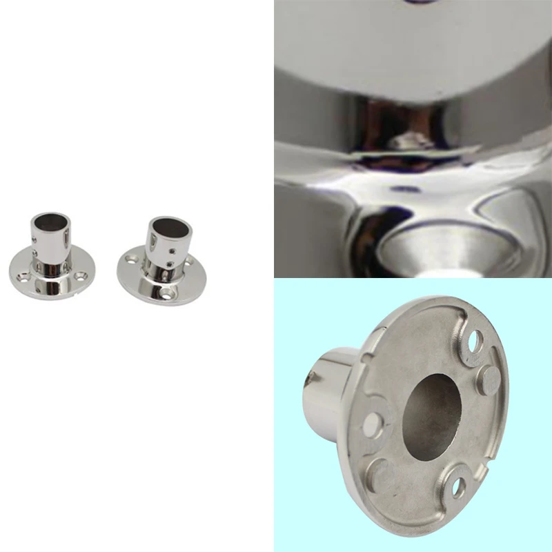 

Stainless Steel 90 Degree Round Mirror Polished Flange Pipe Seat