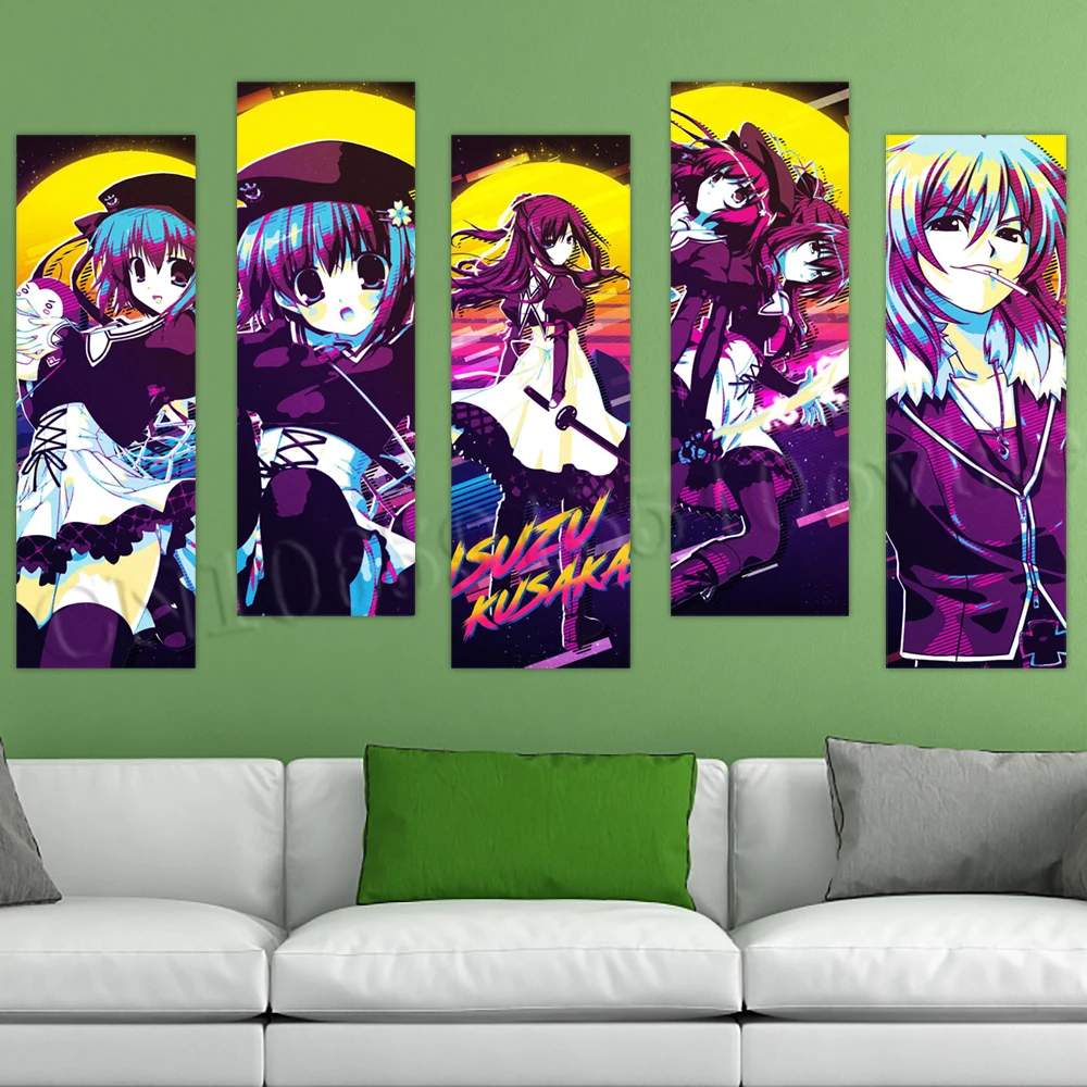 

Аниме, домашний декор, обои из ПВХ с принтом, 11 глаз, плакат, Классическая картина «сделай сам», роспись, настенное искусство, HD-картины, гостиная, самоклеящиеся