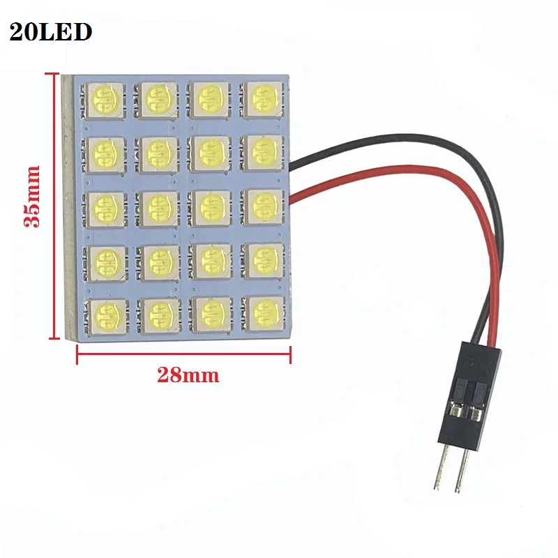 6 9 12 15 24 Smd 5050 Светодиодная Автомобильная панель лампа для чтения купола