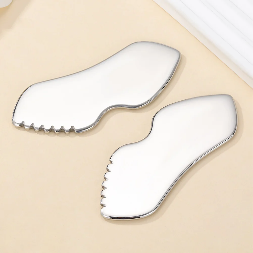 

Body Stainless Steel Scraping Board Neck Massager Muscle Scraper Tool Double Chin Reducer