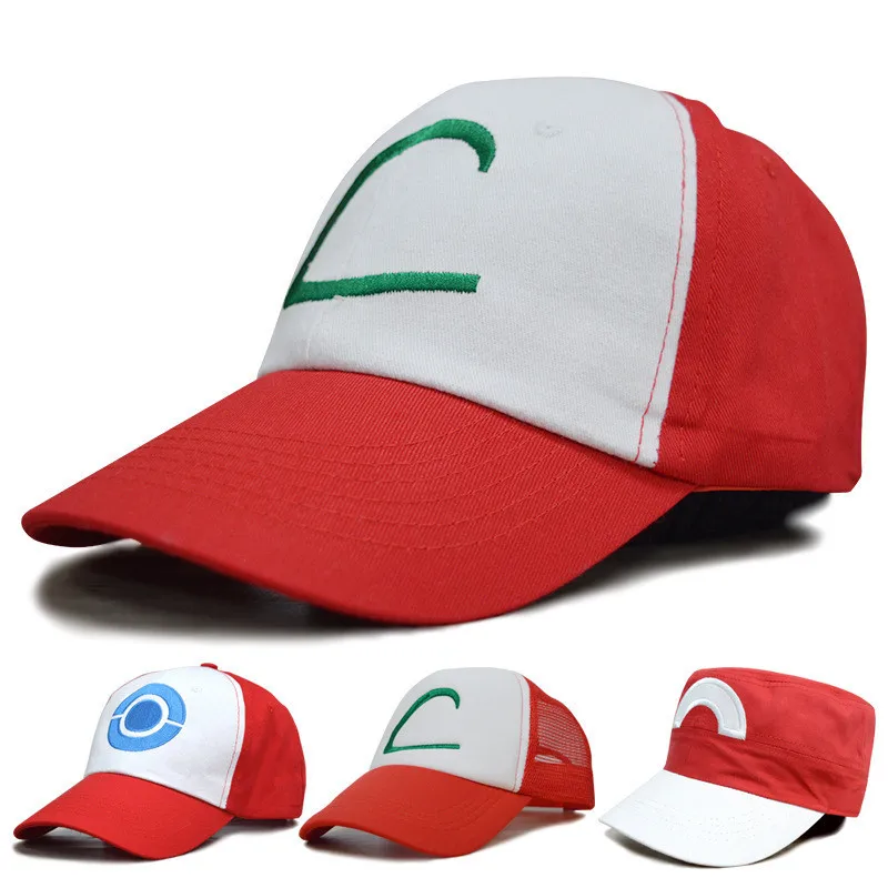 

2022 Hot Sale New Anime Pokemon Figures Embroidered Caps Summer Sun Hats Outdoor Sports Caps Kids Gifts Pokemon Hat Christmas