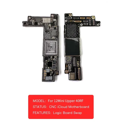 Материнская плата с ЧПУ для iPhone 12 Pro MAX Mini Logic Board Полировка Удаление замены основной полосы процессора Версия для США и ЕС без материнской платы Nand