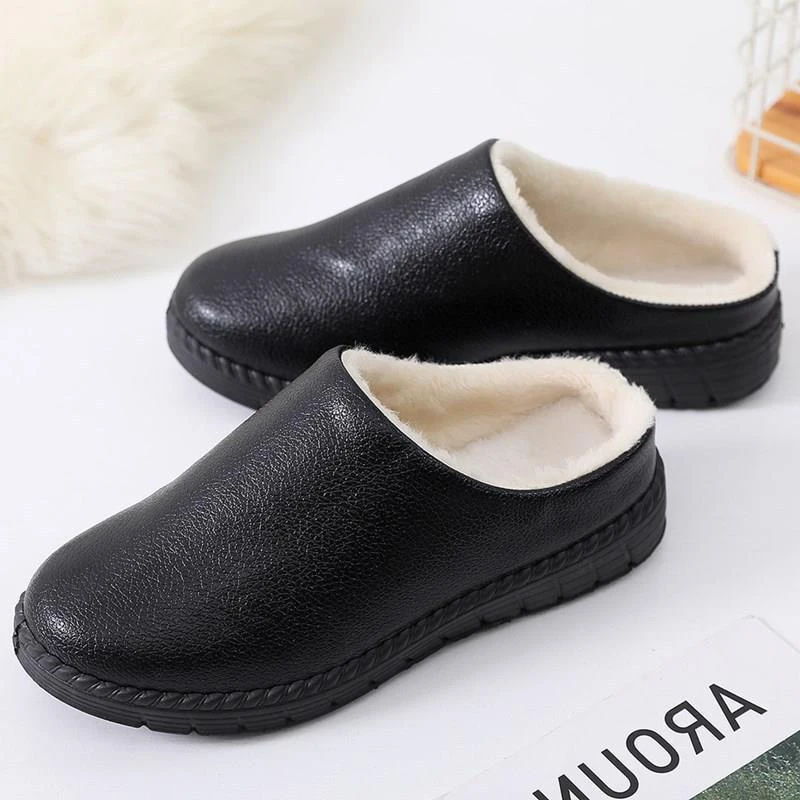 

2022 New Men Boots Slip On Round Toe Shoes For Men Platform Men's Boots Soft Keep Warm Comfortable Flat Winter Shoes Botas Mujer