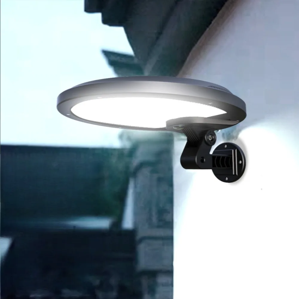 

Solar Security Lights Solar Flood Lights Outdoor Waterproof with Body Sensor LEDs Wall Lights for Porch Yard Garden