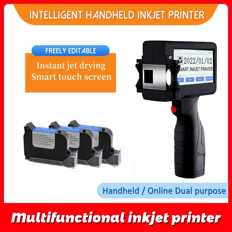 English Half Inch 12.7mm Handheld Coding Machine Production 