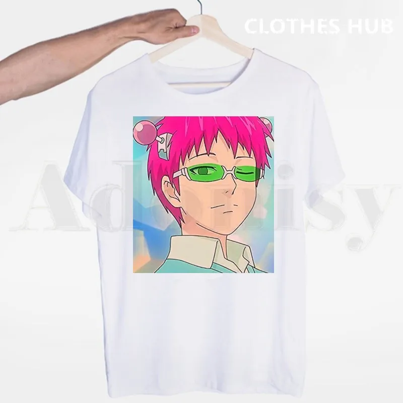 

The Disastrous Life Of Saiki K Kusuo No Psi Nan Tshirts Men Fashion Summer T-shirts Tshirt Top Tees Streetwear Harajuku Funny