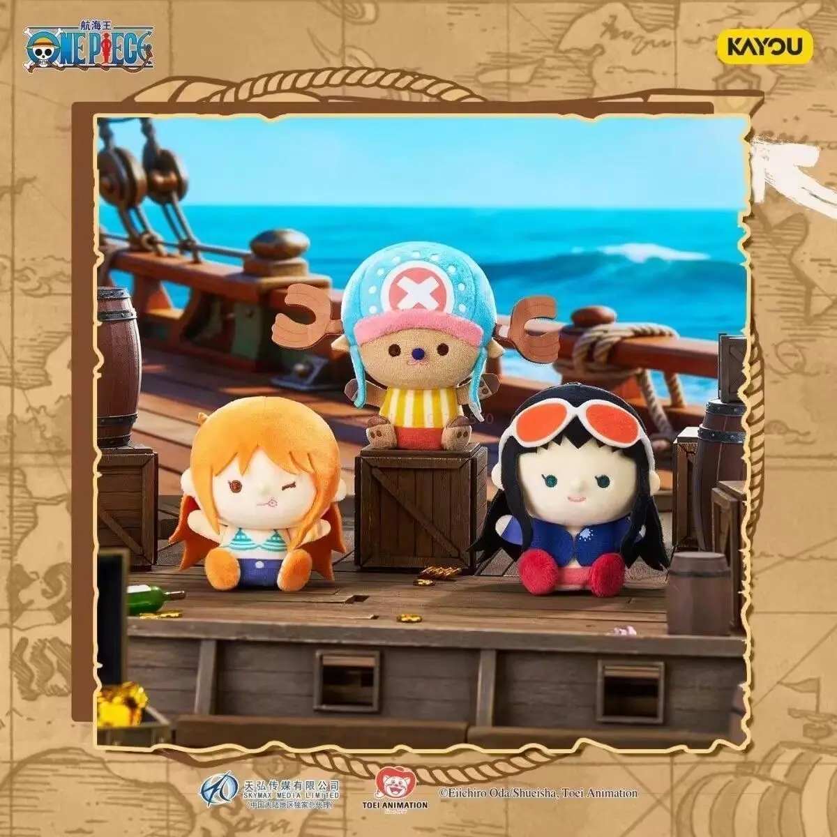 Оригинальная коллекционная фигурка KAYOU One Piece в закрытой упаковке, милый брелок-подвеска: Луффи, Санджи, Чоппер, Зоро, Нами. Загадочная коробка, аниме-игрушка, подарки для фанатов. (art.: 3920dabca154b) - 3920dabca154b
