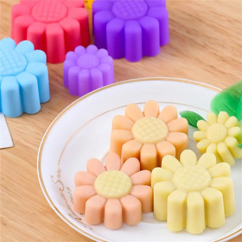 

Dessert Baking Mold Sunflower Silicone Bread Cake Muffin Cup Cake Decoration Cooking Bakeware Making Diy Kitchen Pastry Tools