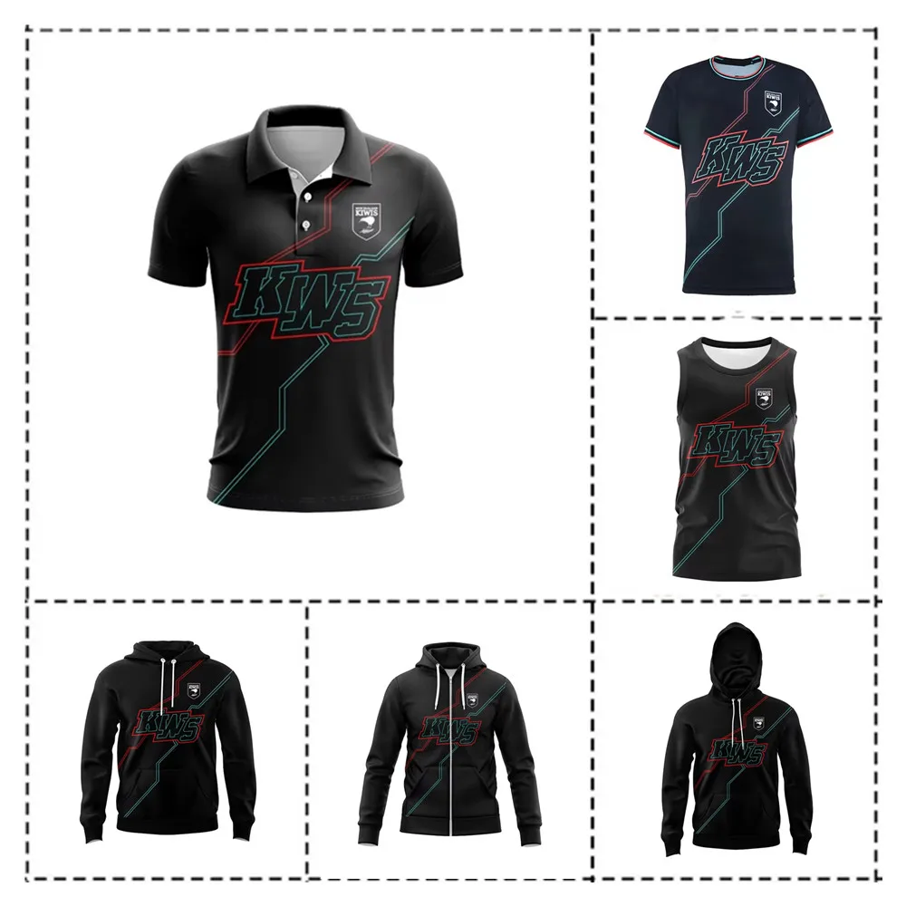 МУЖСКАЯ ФУТБОЛКА KIWIS CAPTAINS RUN 2024 ДЕТСКАЯ ДЖЕРСИ ДЛЯ РЕГБИ — Женская с капюшоном на