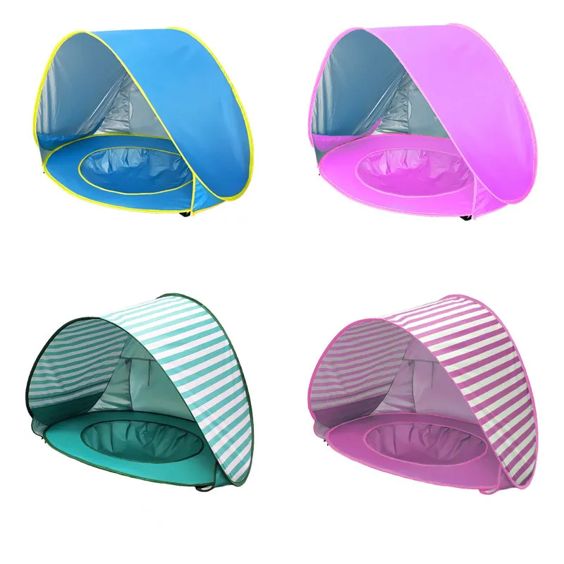 

Baby Beach Tent Portable Waterproof UV Protection Sun Shelter with Pool Kid Outdoor Camping Sunshade Awning Tent