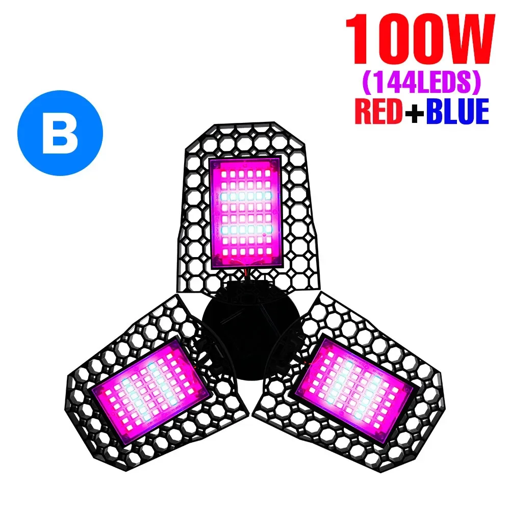 

LED лампа для растений 150 Вт, полный спектр
