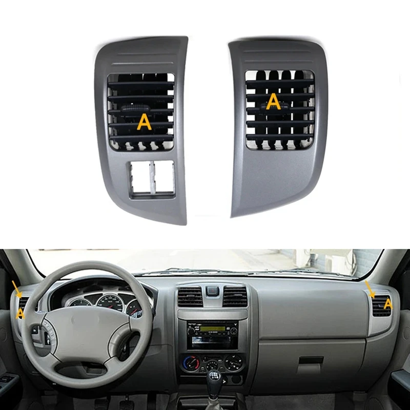 

1 Pair Car Dashboard Conditioning Vent Frame A/C Air Panel Ventilator Outlet Plate For Great Wall Wingle 3/5 2010 2011 2012 2013