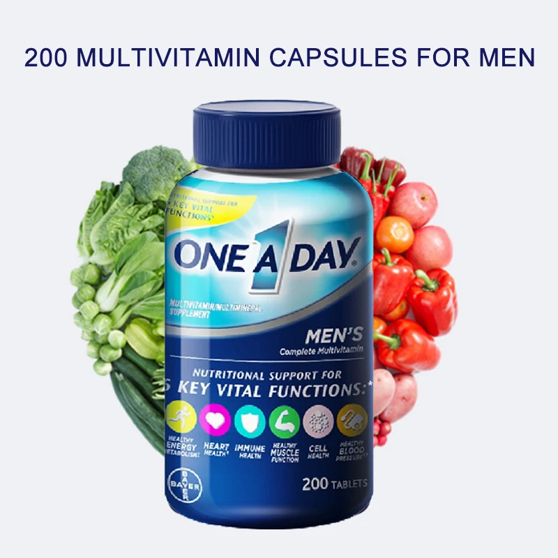 

200 Pills Men's Multivitamin Health Supplement Vitamin C Lycopene Zinc Boyfriend Strength Health Food Free Shipping