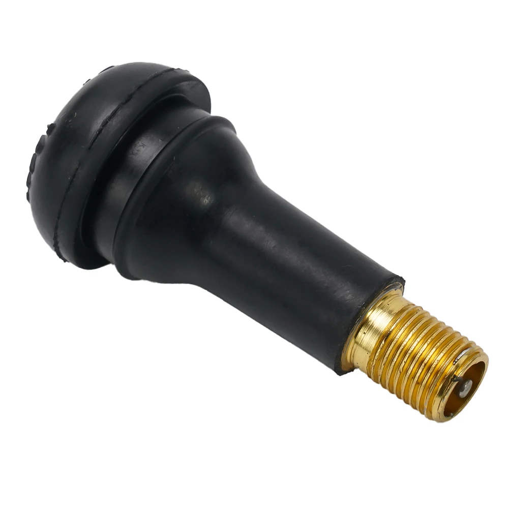 

4Pcs TR413 Tire Rubber Valve Snap-in Car Wheel Tyre Tubeless Tire Tyre Valve Stems Dust Caps With Valve Core Wheels Tires Parts