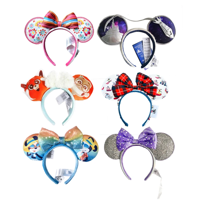 New Fashion Disney Purple Svevo Headband 2022 Cartoon Multivariant Minnie Ear Hairband Cosplay for Adults Kids Hair Accessories