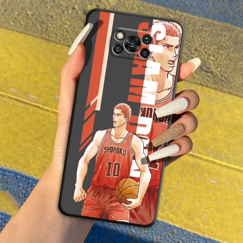 

Slam Dunk School Basketball For Xiaomi Mi Poco M5s C40 M3 M4 GT X3 NFC X4 Pro 5G F1 C51 C55 F3 X5 C50 M5 Cover Case