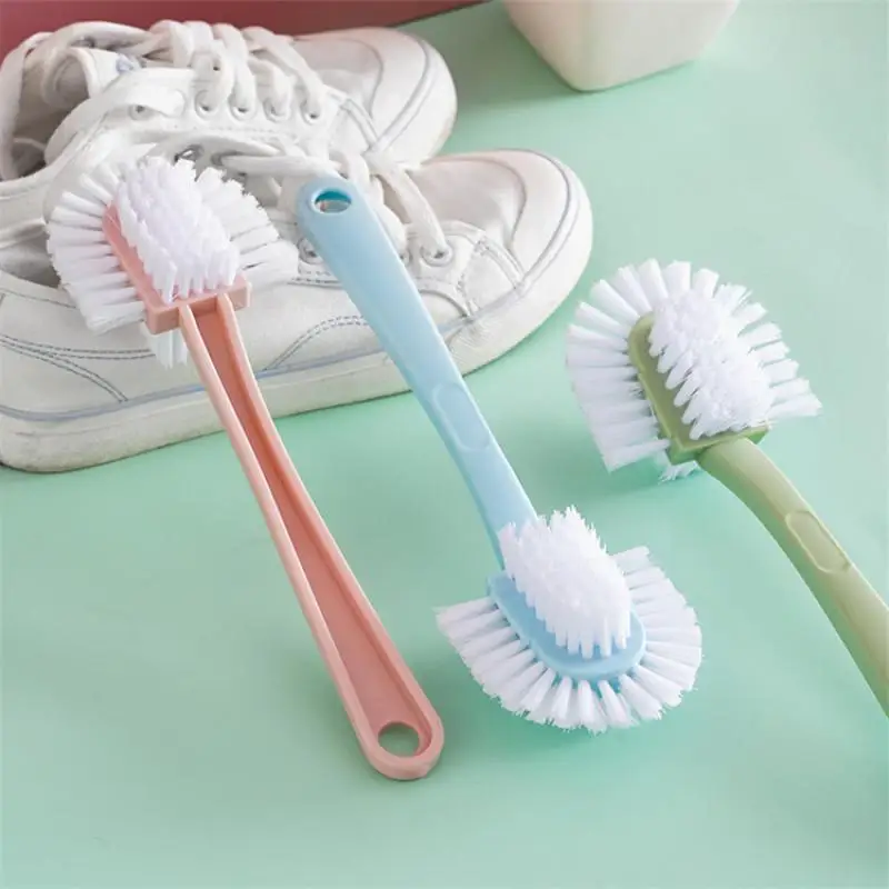 

New Household Shoe Brush Portable Car Wash Brush Tire Rim Cleaning Wheel Plastic Handle Washing Gadget Cleaner Tools with Hook