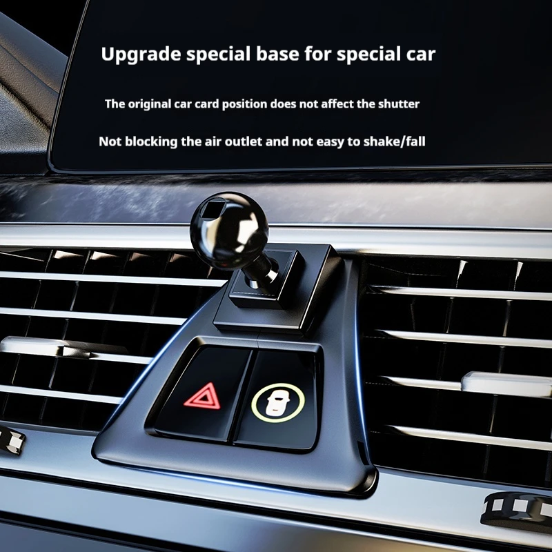 Фото Держатель для телефона в автомобиль для Audi A6 C7 4G A7 4G8 2012-2018, специальное крепление-основание 17 мм, не блокирует воздуховод, аксессуары для интерьера №4