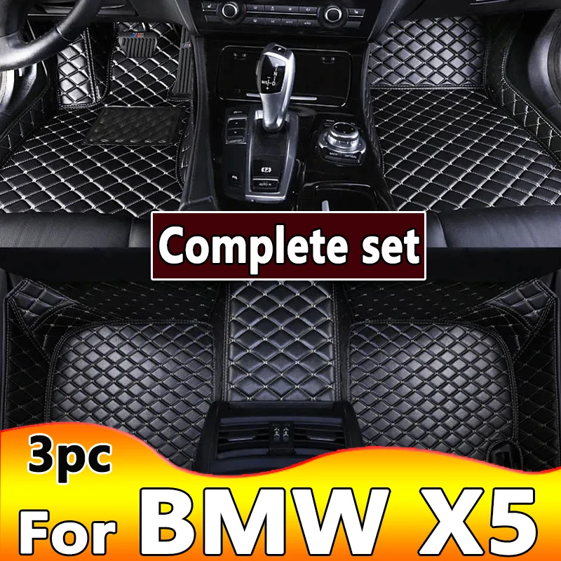 

Автомобильные коврики для BMW X5 G05 2019 ~ 2022, ковер, кожаный коврик, роскошный прочный коврик, полный комплект, автозапчасти, автомобильные аксессуары