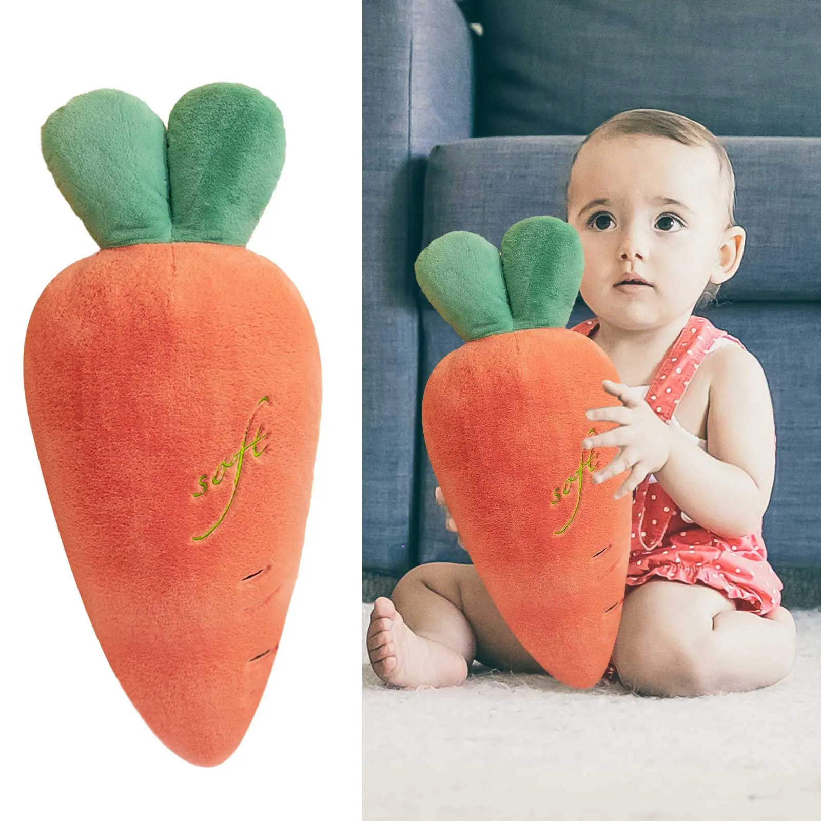 

Radish Pillow Large h Toy Doll Soft Home Pillow Girls Gifts Children Dolls Massive h
