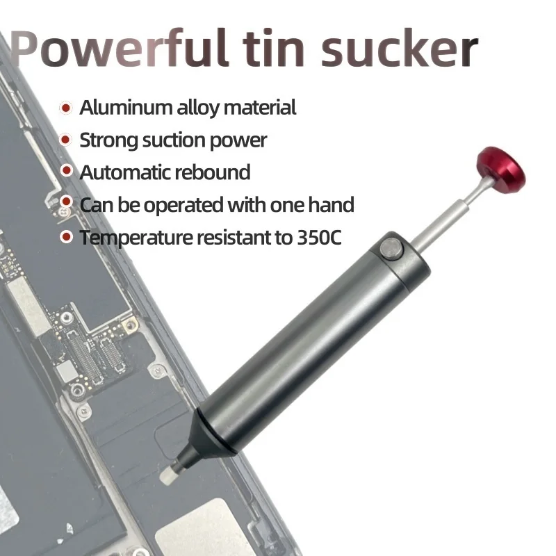 Одноступенчатая всасывающая силиконовая насадка из алюминиевого сплава мощный