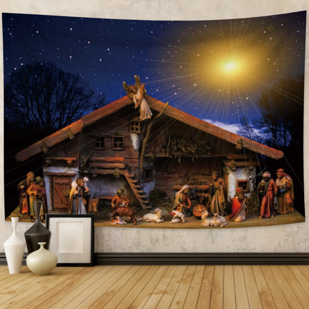 Картина маслом Иисуса епископа церкви Святой Библии искусство печати гобелен