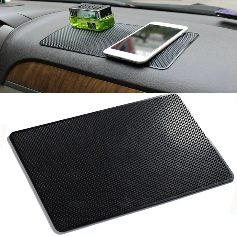 

27x15CM Car Dashboard Sticky Anti-Slip PVC Mat Auto Non-Slip Sticky Gel Pad For Phone Car Styling Interior Sunglasses Holder