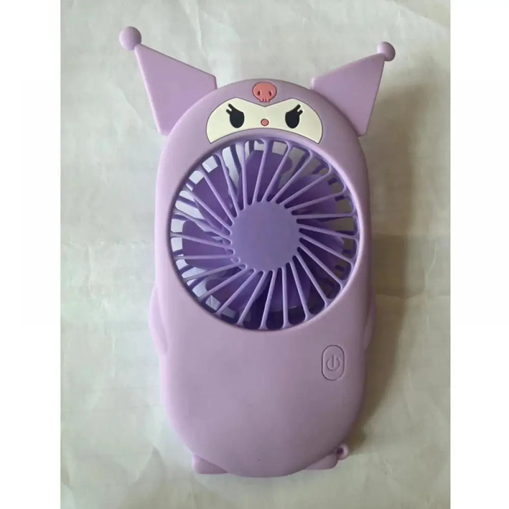 Миниатюрный вентилятор Kawaii Melody Sanrioed Hello kitty Cinnamoroll портативный ручной для девочек