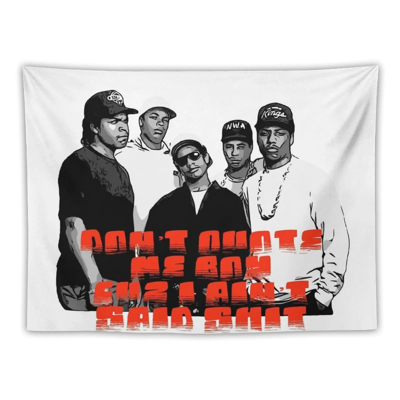 Футболка nwa худи eazy e icecube гобеленовое украшение для комнаты