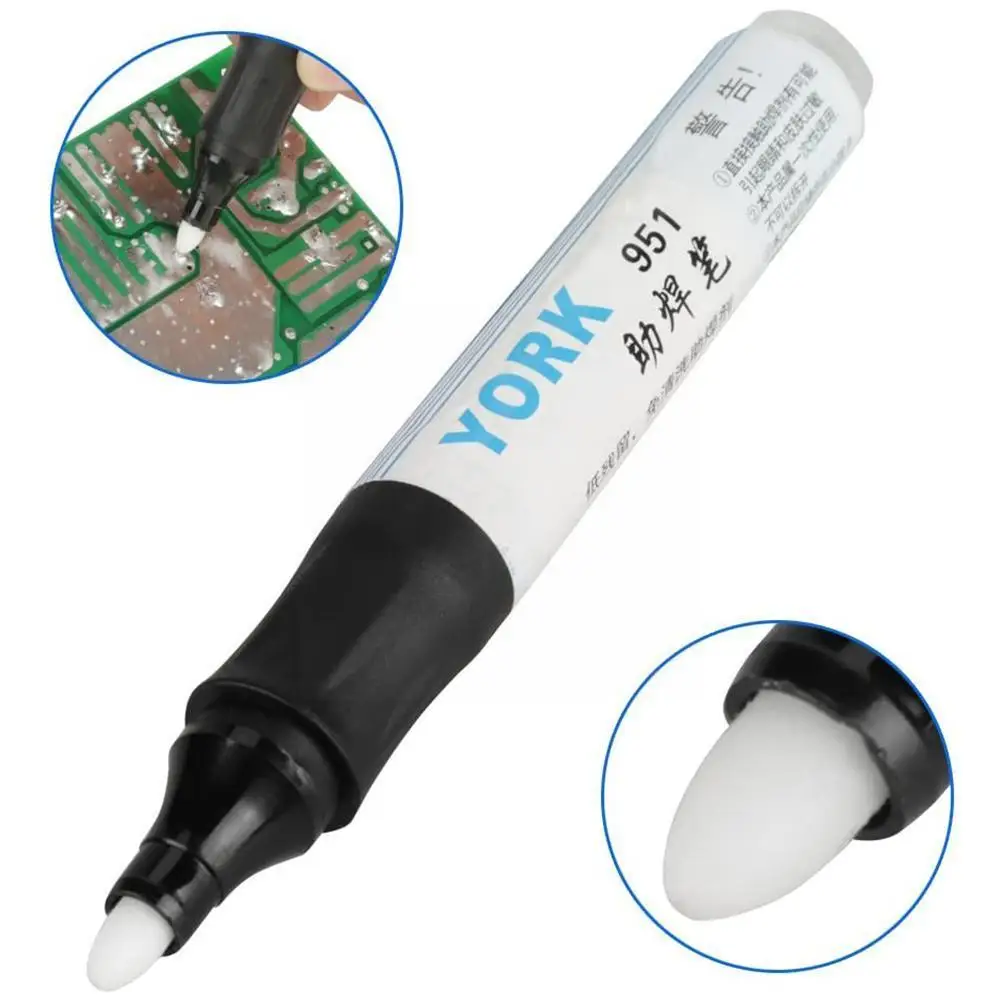 

951 Soldering Flux Pen For Solar Cell Soldering Rosin Flux Pen Low Non-clean Diy Solder Power Cleaning-free Welding Pen Y6x9
