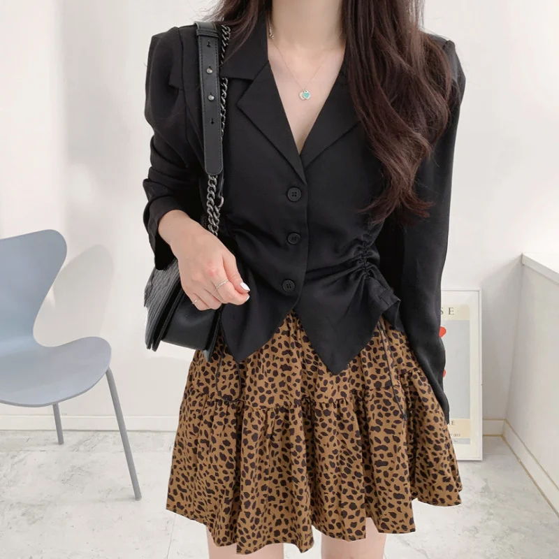 Верхняя одежда на шнурке однобортная куртка Chaquetas Mujer 2025 Casaco с длинным рукавом