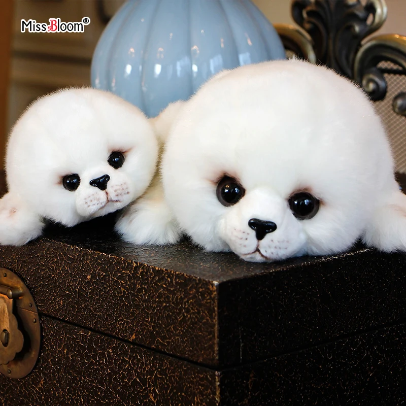aliexpress.com - Soft Cute Seals Plush Toy Sea World Animal Sea Lion Stuffed Doll Big-Eyes Baby Birthday Gift for Kids Christmas Dropshipping
