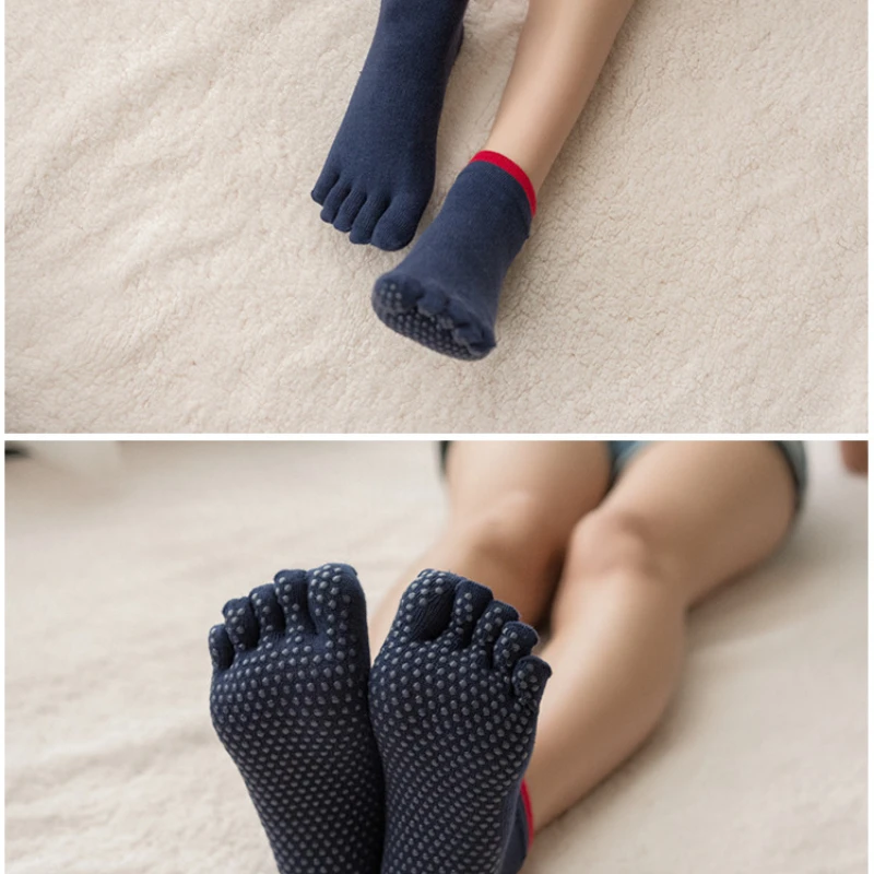 Yoga Socks Professional Anti Slip Sport Socks Sweat-absorbent Breathable Pilates Socks Gym Fitness Sports Cotton Socks